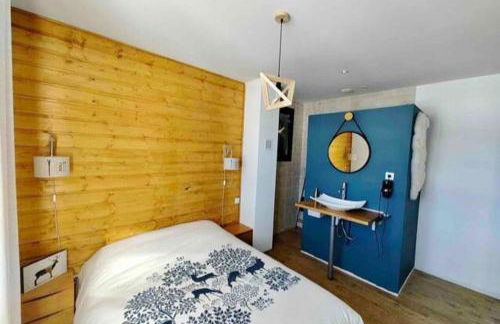 Charmant duplex, 110m2, 7 minutes des pistes, 8 couchages, belle vue sur les montagnes, cheminée - Foto 22