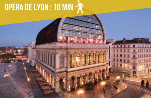 Grand duplex 5 pers au cœur de Lyon Opéra & métro - Foto 20