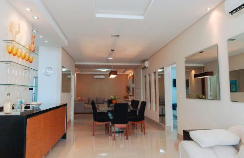 Apartamento alto padrão com 3 suítes, sala 3 ambientes todos com ar, ambientes novos e moderno. - Foto 6