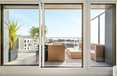 Appartement saint malo neuf, 2 chambres, terrasse, garage - Foto 10