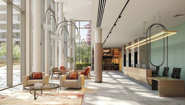 Sala de estar do lobby