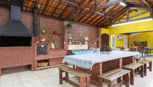 Piscina, jardim, área gourmet e vista arborizada - Foto 2