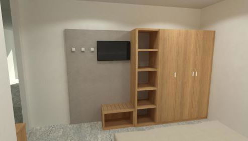 Appartamento Ideal con piscine e animazione Hotel Alba d Oro estate - Foto 3, furniture, wardrobe, locker