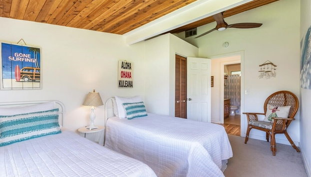 Hanalei Hideaway 2 Bedroom Home by RedAwning - Foto 5, Quarto