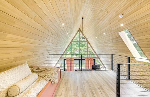 A-Frame Cabin with Deck Near Cedar Creek Lake - Foto 15