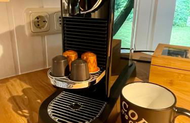 Ferienhaus Kleine Auszeit in der Natur mit Kamin, Yogamatten, schöne Küche - Foto 12