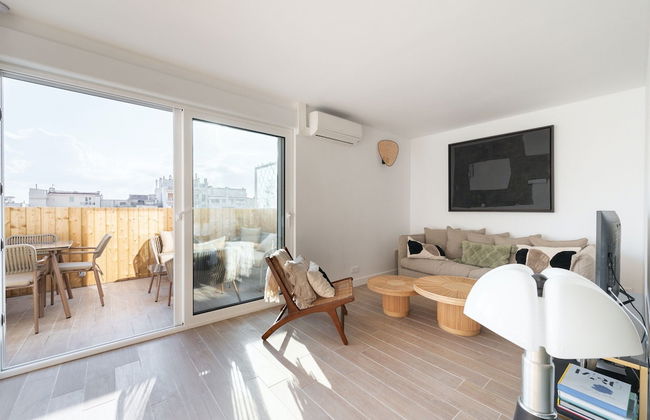 Beautiful Flat With Terrace - Carre D'or Cannes - Foto 12