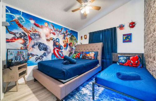 Beautiful 5BR 4 baths Themed home near Disney and Universal, Private Pool, Gameroom, baby Crib and more - Foto 20