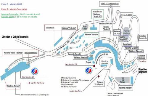 Studio 24 m2 - Classé 2 étoiles - LA MONGIE TOURMALET - Pied des Pistes - Balcon Plein Sud - Parking Public - Foto 16