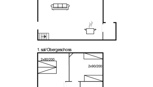 "Aappo" - 2.3km from the sea - Foto 2, Floorplan