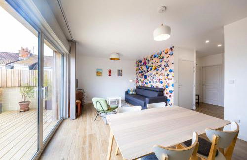 Les Amarres 6 pers Dunes et Mer Blériot plage - Foto 15