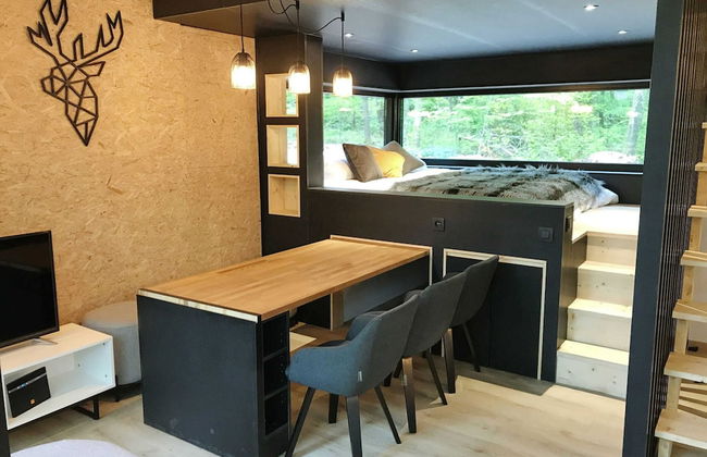 Modern, Wooden Chalet With Wood Burning Stove, in the Forest - Foto 23