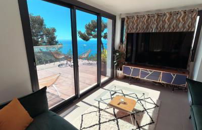 Èze - Appartement dans bas de villa avec piscine près de Monaco - Foto 4