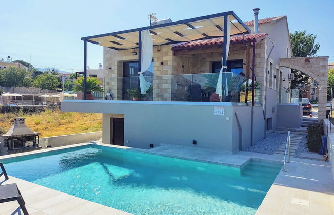 Villa ArGia with private pool & sea view - Foto 26