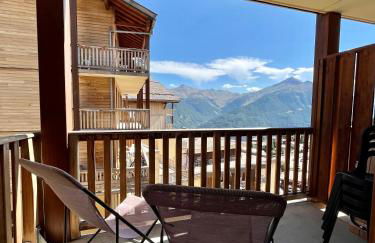 Appartement 6 places aux pieds des pistes avec piscine, wifi et parking privé, salle de bain refaite à neuf - Foto 22