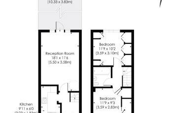Surrey Stays - 2 Bedroom House, RH1, Contractors Welcome, Sleeps 5 max, 2 Parking Spaces, Near Town Centre, Train Station and Gatwick Airport - Foto 13