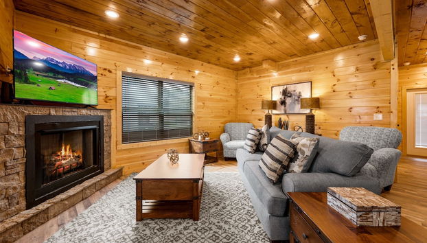 Brand New 4 4 Minutes to Dollywood w Hottub - Foto 2, Habitación