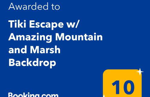 Tiki Escape w/ Amazing Mountain and Marsh Backdrop - Foto 2