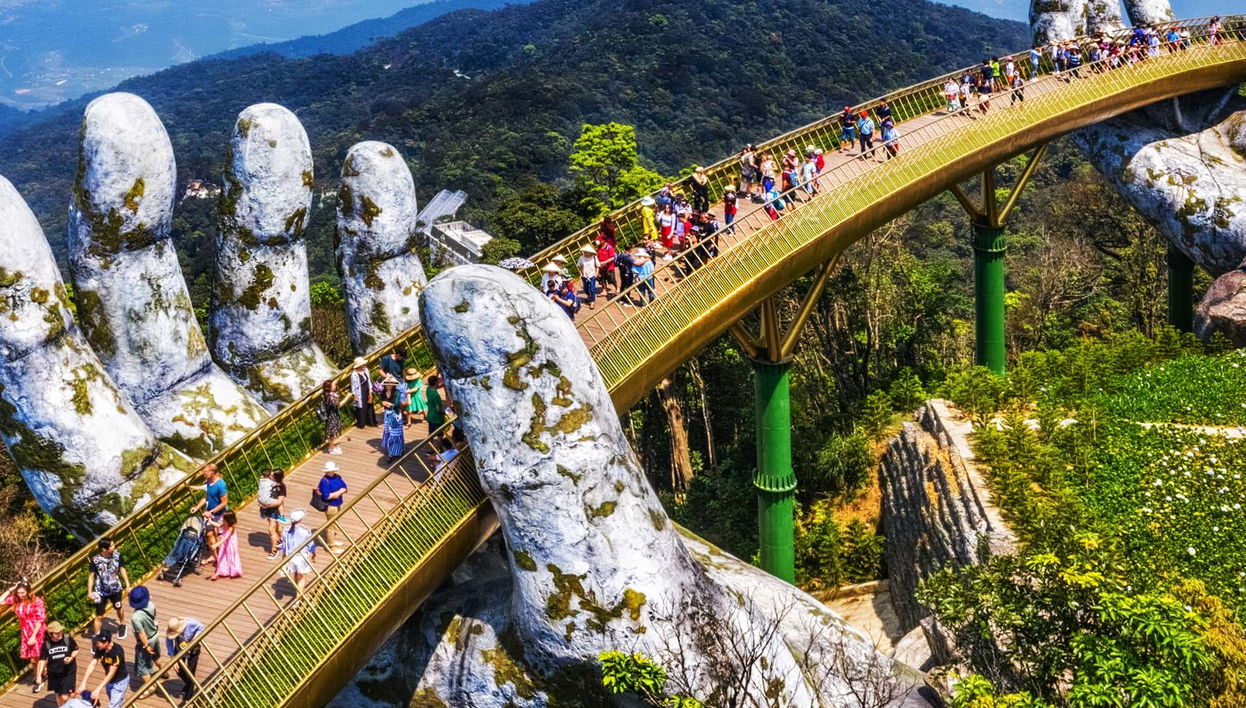 Escursione alle colline di Ba Na e al Ponte Dorato