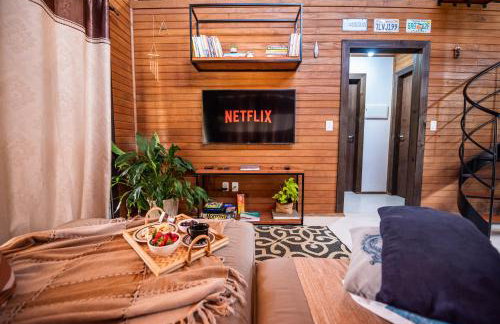 Cabana Aconchegante a 800m da Praia com 4 Quartos, Lareira Externa, Aquecedor em 2 Quartos, Netflix e Pet Friendly - Foto 66