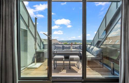 DND Design Loft I 170qm I Parken I Balkon I Workstation I Netflix I Kaffee I Waschmaschine I Trockner I Xbox I Ausblick - Foto 28