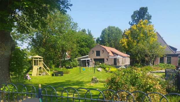 Pass by typical farm houses