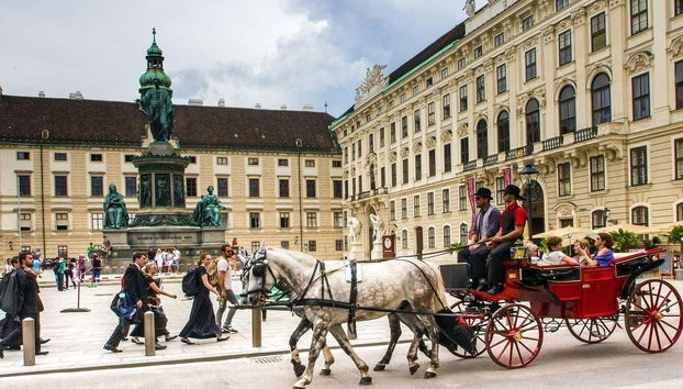 Plaza frente al palacio Hofburg
