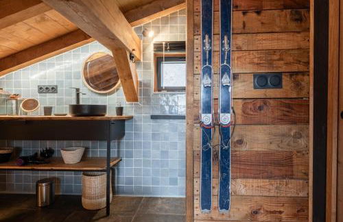 Chalet ski-in-out face au MontBlanc & Bain nordique - Foto 12