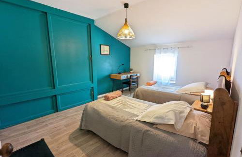 Maison de charme 19ème rénovée proche Angoulême, idéale famille, équipement complet, animaux acceptés - FR-1-653-181 - Foto 22