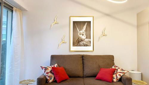 Beau studio avec accès plage, jardin, piscine, tennis, vélos, Netflix - Photo 3