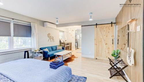 The Moose #7 - Instaworthy Studio with Amazing Views, Free Parking & Heated King Bed - Foto 2, wardrobe