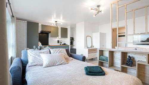 Le Cookie - 4 pers' - 2 lits - Gare 50m - Parking - Foto 5