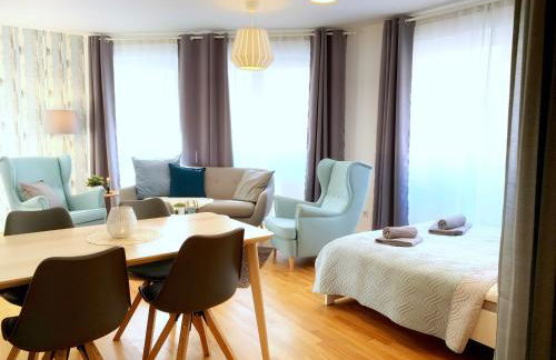 Moderne Ferienwohnung mit bodentiefer Dusche, Waschmaschine und Küche - "Hoffi" - Foto 19