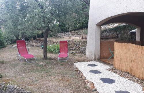 studio bas de villa, jardin et spa (été seulement) - Foto 10