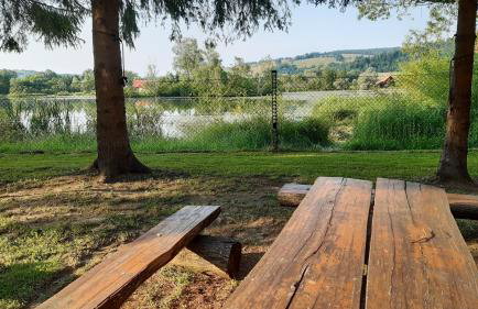Domek letniskowy nad stawem Temeszów Bieszczady - Foto 11