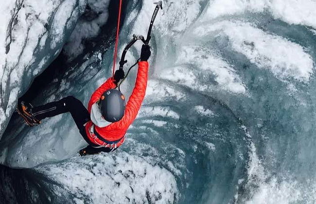 Arrampicata sul ghiaccio e trekking sul ghiacciaio Sólheimajökull - Foto 3