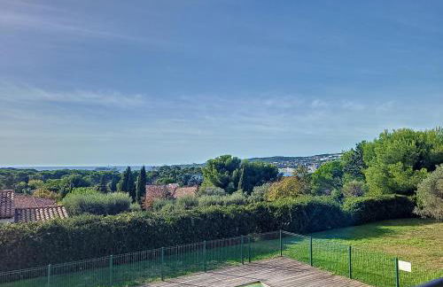 Appart, vue mer exceptionnelle à sanary, à pied 10mn criques et plage - Foto 14