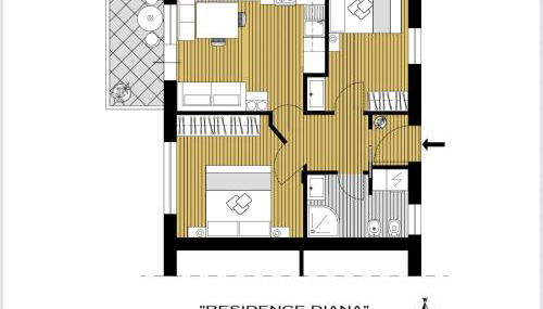 Mountain Flat Luna -Next the shuttle to Cortina Olympic stadium and train station- - Photo 4