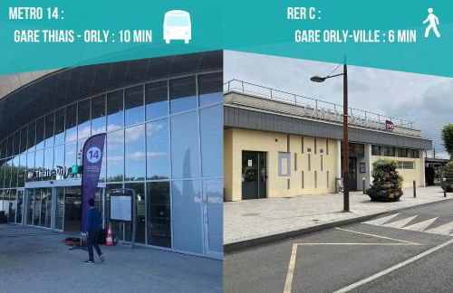 Cocooning Apartment Paris Orly Aéroport - Foto 24