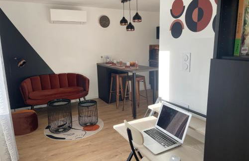 La Symphonie - Cosy - Climatisation - Proche Gare - Foto 9