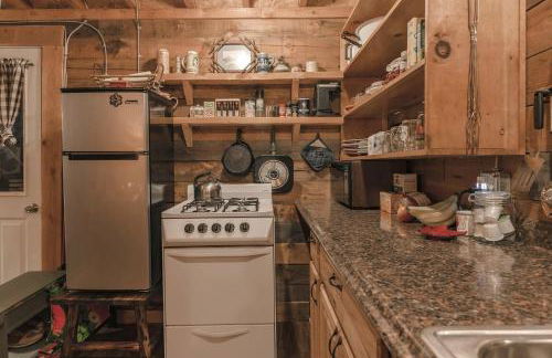 Cozy Log Cabin with an Indoor Fireplace Located on 70 Forested Acres in Leicester, Vermont - Foto 23