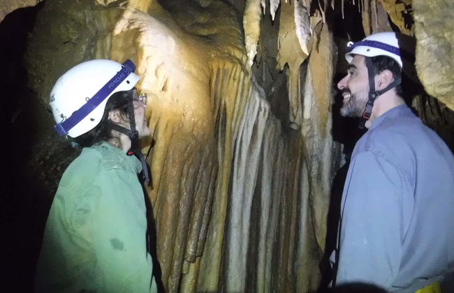 Espeleologia na gruta de Nanzal - Foto 3