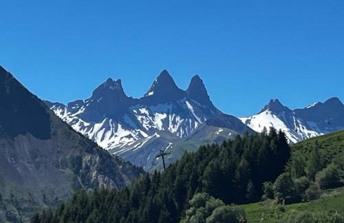 LE CORBIER Vue pistes Studio 5 personnes entièrement rénové et labellisé Qualité Hébergement Sybelles - Foto 35