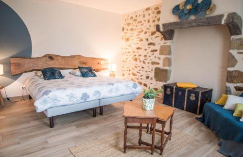Longère rénovée avec charme, 5 chambres, grand jardin, proche du village, idéale pour 15 pers. - FR-1-410-355 - Foto 7