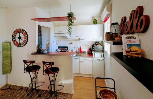 Refuge du pilote tout équipé au calme avec balcon - Foto 8