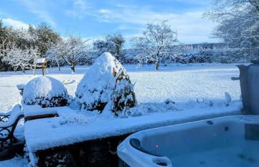 The Owl House with swimming pool and private hot tub - Foto 48