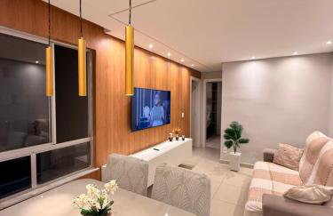 Apartamento 100 metros da praia com piscina - Foto 9