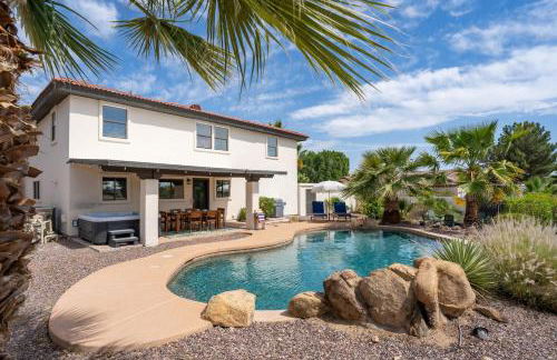 Game Room Resort Pool HotTub Modern Desert Oasis - Foto 60