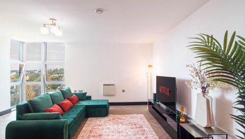 Luxury 2 Bed Apartment In Central Leeds Sleeps 6 - Foto 2