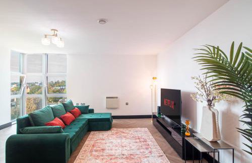 Luxury 2 Bed Apartment In Central Leeds Sleeps 6 - Foto 2